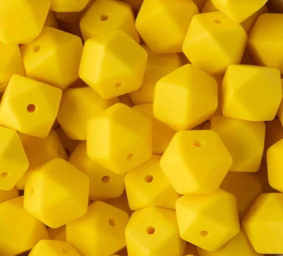 14MM HEXAGON LEMON #17 (1ct)