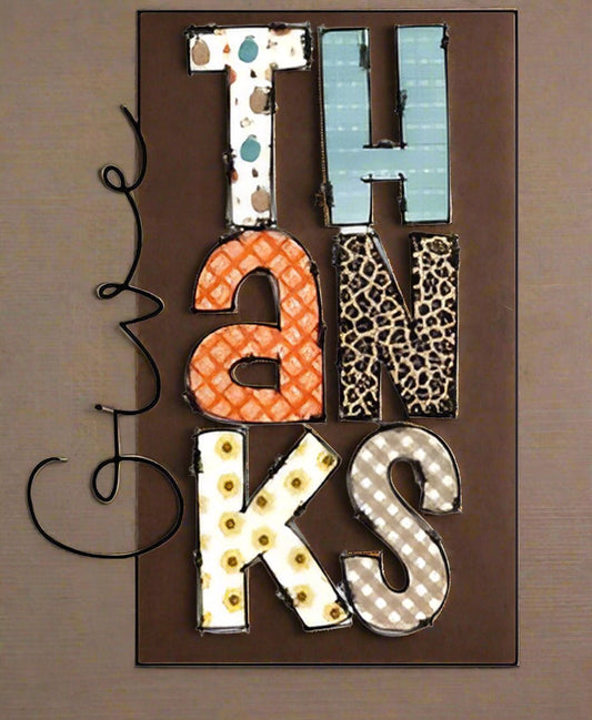 GIVE THANKS ~ 20 oz TUMBLER