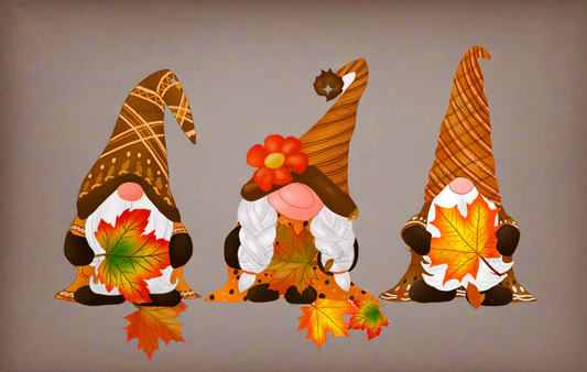 GNOMES AND LEAVES ~ 20 oz TUMBLER