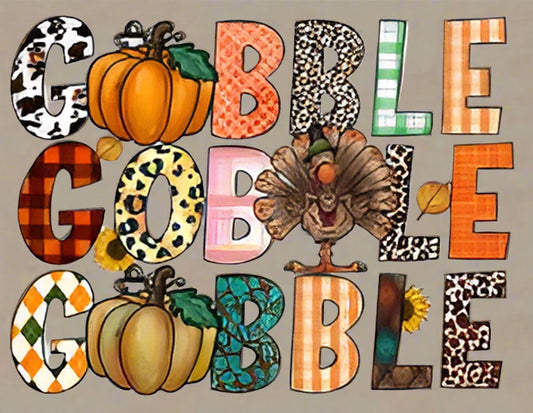 GOBBLE GOBBLE GOBBLE ~ 20 oz TUMBLER