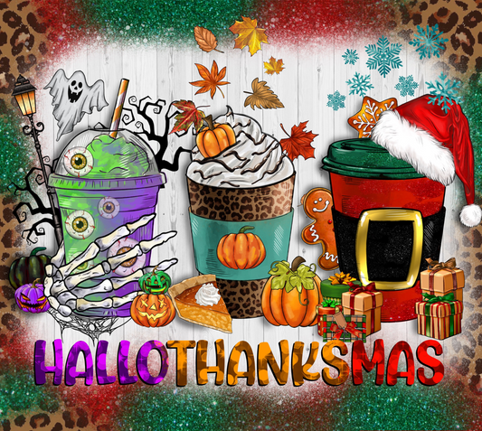HALLOTHANKSMAS ~ 20 oz TUMBLER