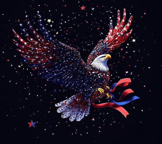 20 oz Tumbler - Blowing American Eagle