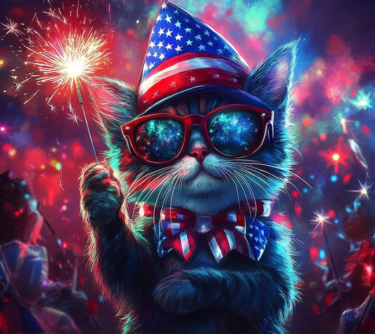 20 oz Tumbler - American Cat