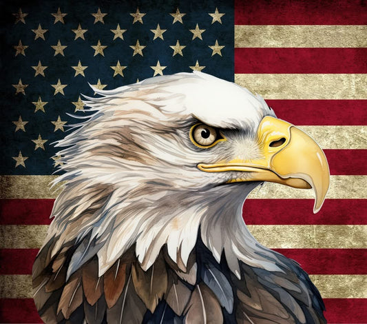 20 oz Tumbler - Rustic American Eagle - 2
