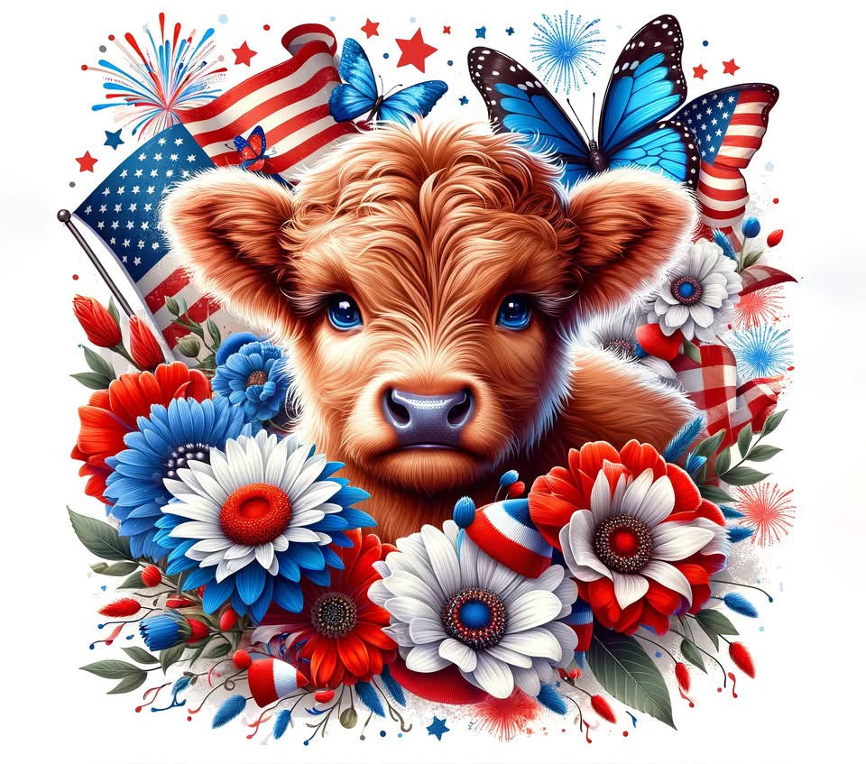 20 oz Tumbler - Highland Cow - 8