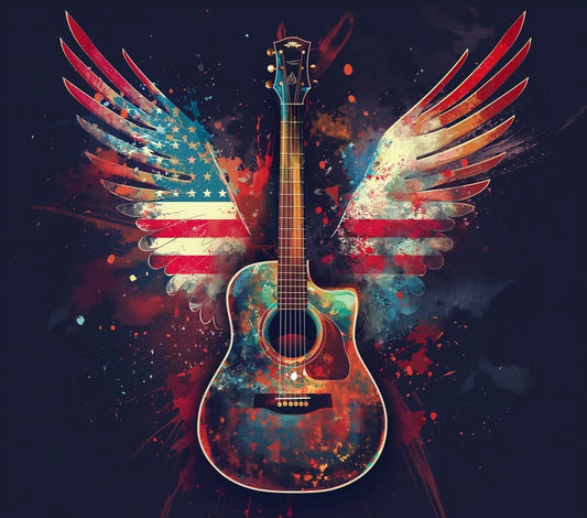 20 oz Tumbler - American Guitar