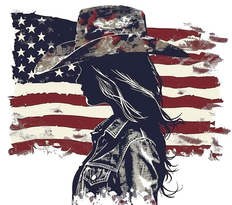 20 oz Tumbler - American Cowgirl