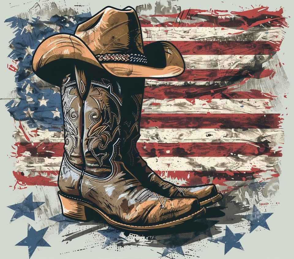 20 oz Tumbler - American Cowboy - 1