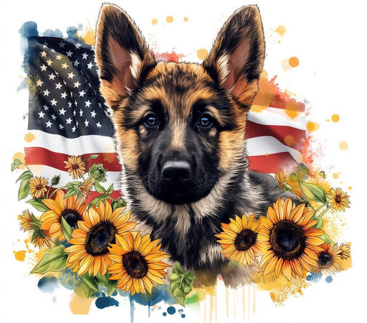 20 oz Tumbler - American Dog - 1