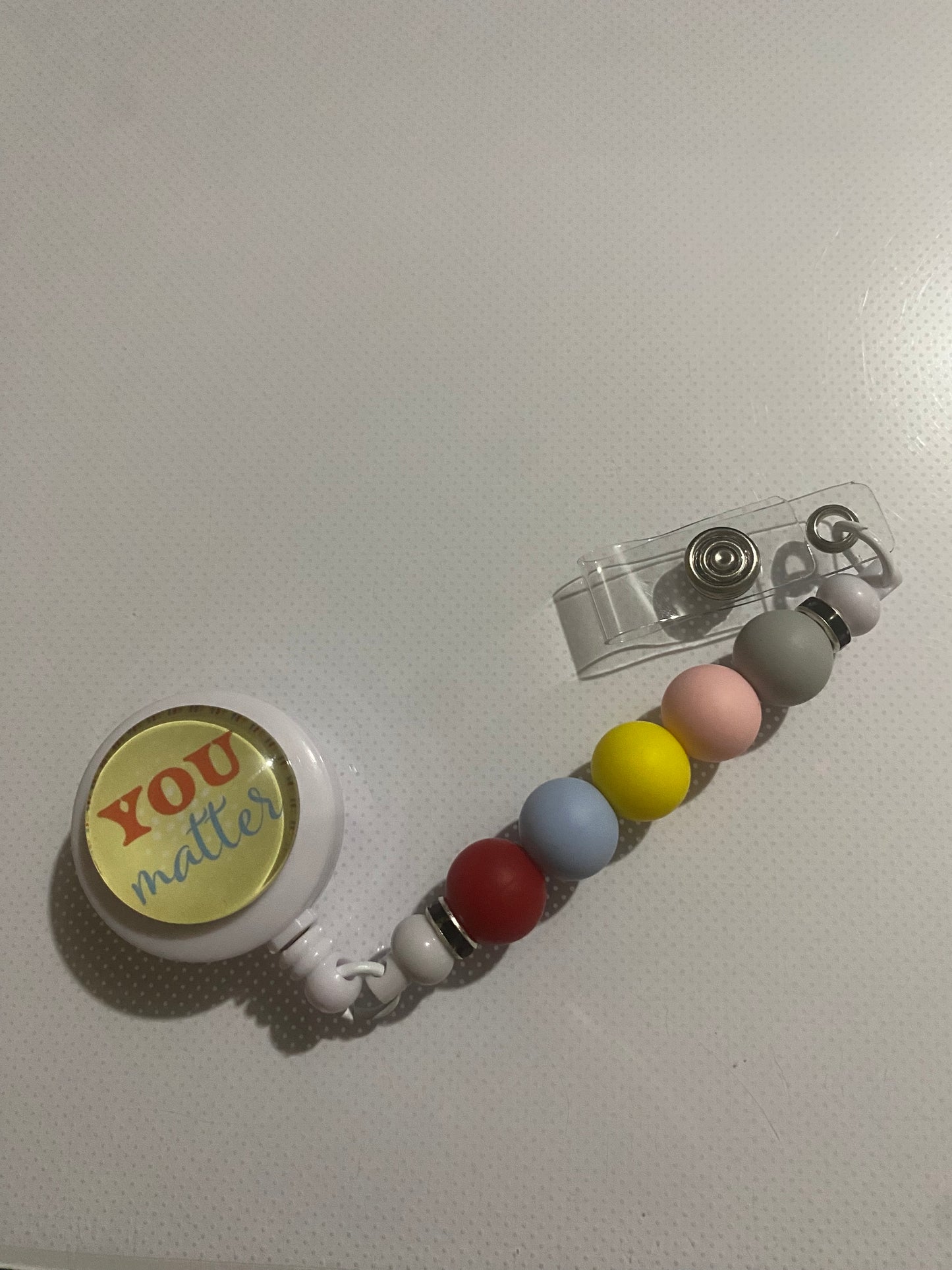 “You Matter” badge reel holder