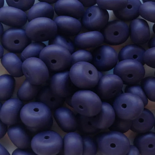 14MM ABACUS BEAD INDIGO #2