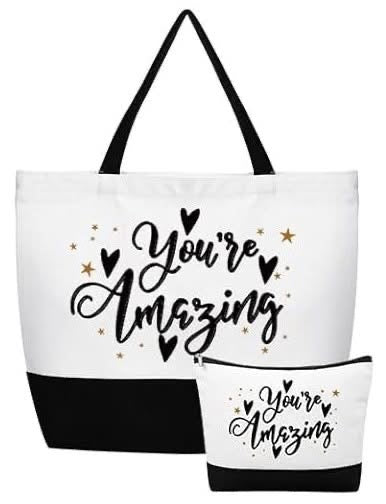 You’re Amazing - Tote bag and makeup pouch