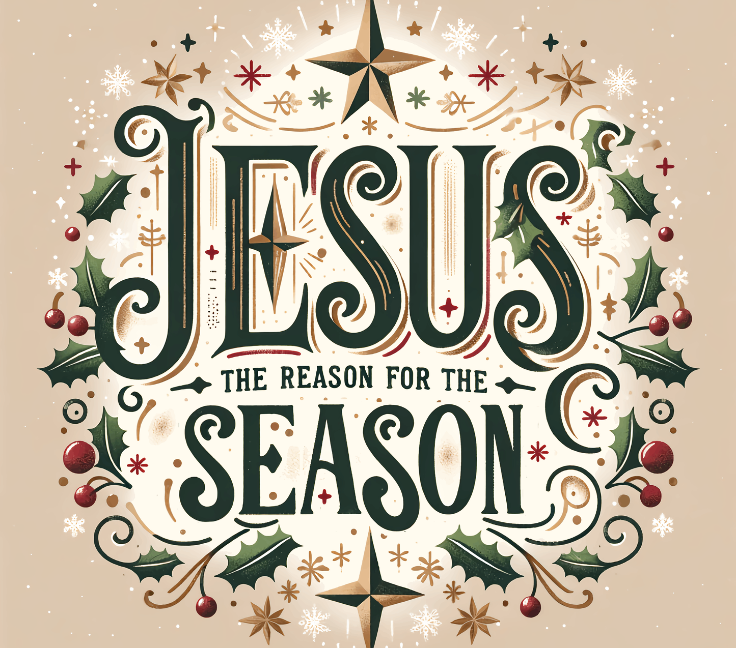 JESUS IS THE REASON FOR THE SEASON ~ 20 oz TUMBLER