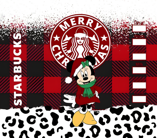 MERRY CHRISTMAS STARBUCKS MICKEY ~ 20 oz TUMBLER