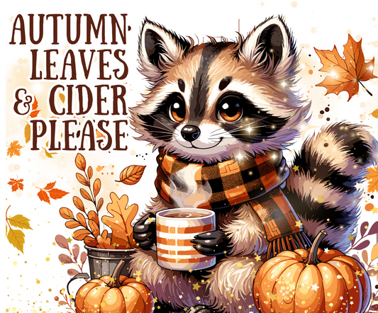 AUTUMN LEAVES AND CIDER PLEASE ~ 20 oz TUMBLER
