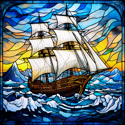 Radiance Sailing the Seas Stained Glass
