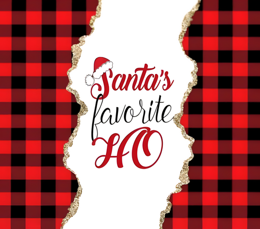 SANTA'S FAVORITE HO ~ 20 oz TUMBLER