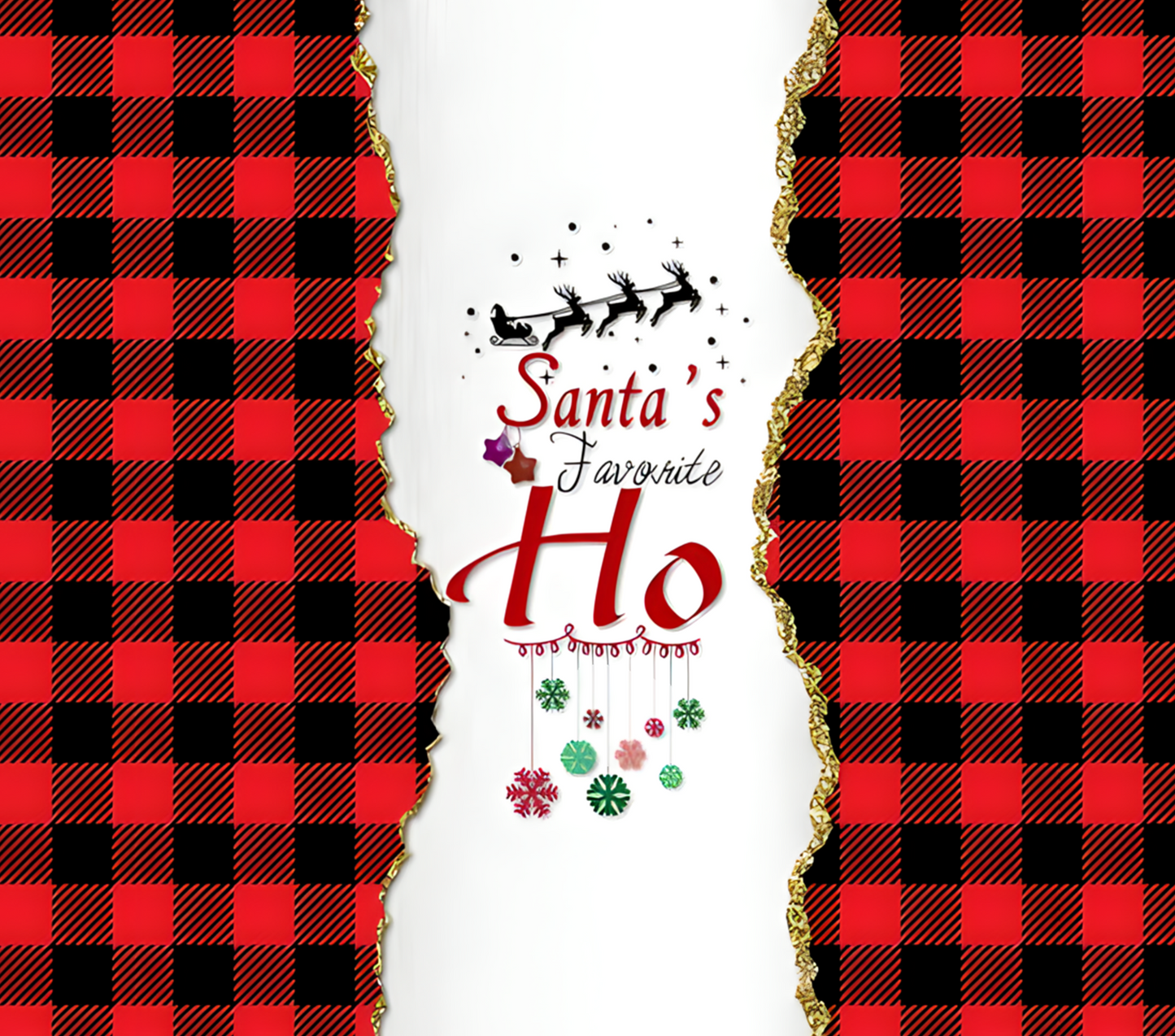 SANTA'S FAVORITE HO 2 ~ 20 oz TUMBLER