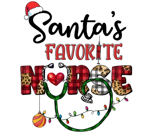 SANTA'S FAVORITE NURSE ~ 20 oz TUMBLER