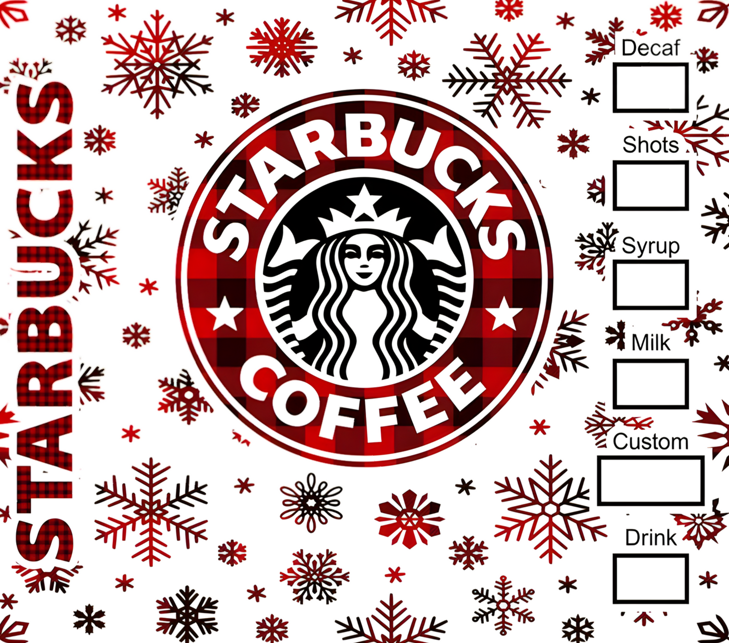 STARBUCKS CHRISTMAS COFFEE 2 ~ 20 oz TUMBLER