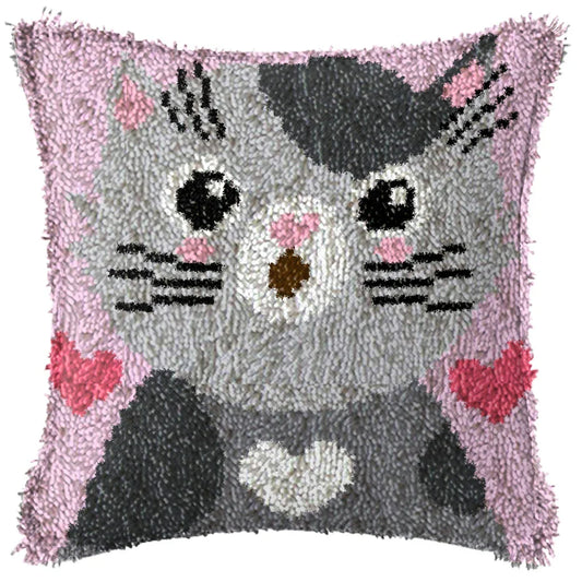 Kitten Pillow Latch hook kit