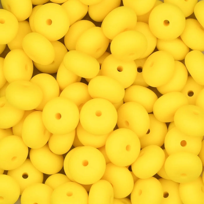 14MM ABACUS BEAD LEMON #17