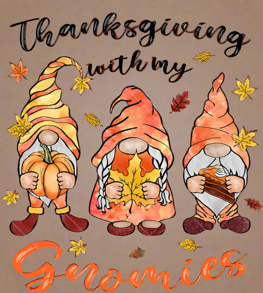 THANKSGIVING WITH MY GNOMIES ~ 20 oz TUMBLER