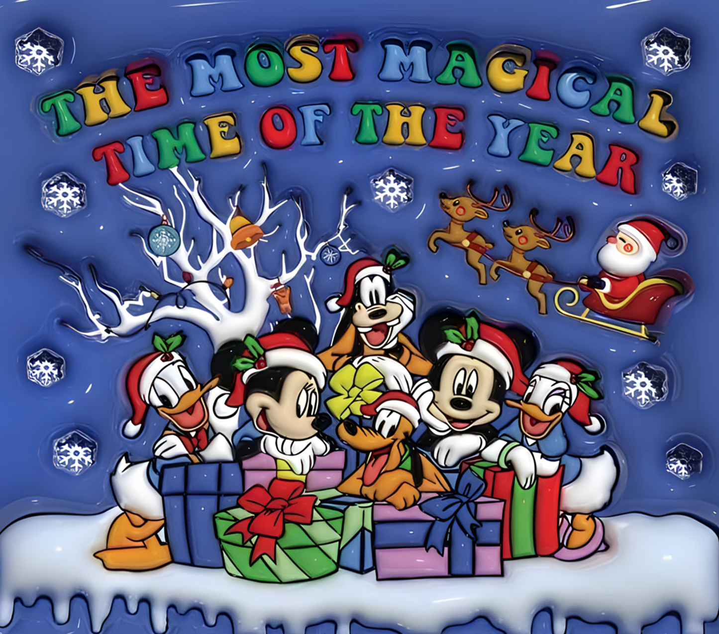 THE MOST MAGICAL TIME OF THE YEAR MICKEY ~ 20 oz TUMBLER