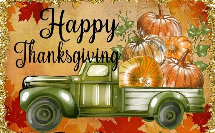 HAPPY THANKSGIVING ~ 20 oz TUMBLER