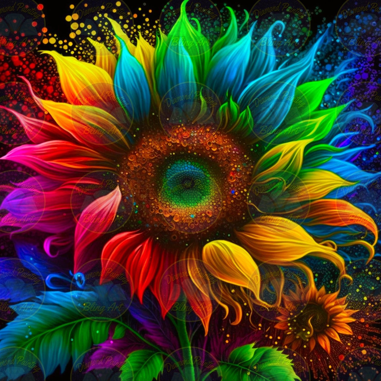 Neon Sunflower