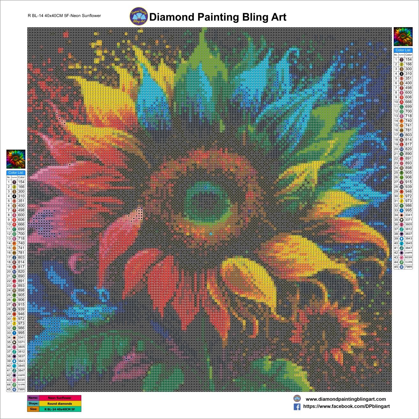 Neon Sunflower